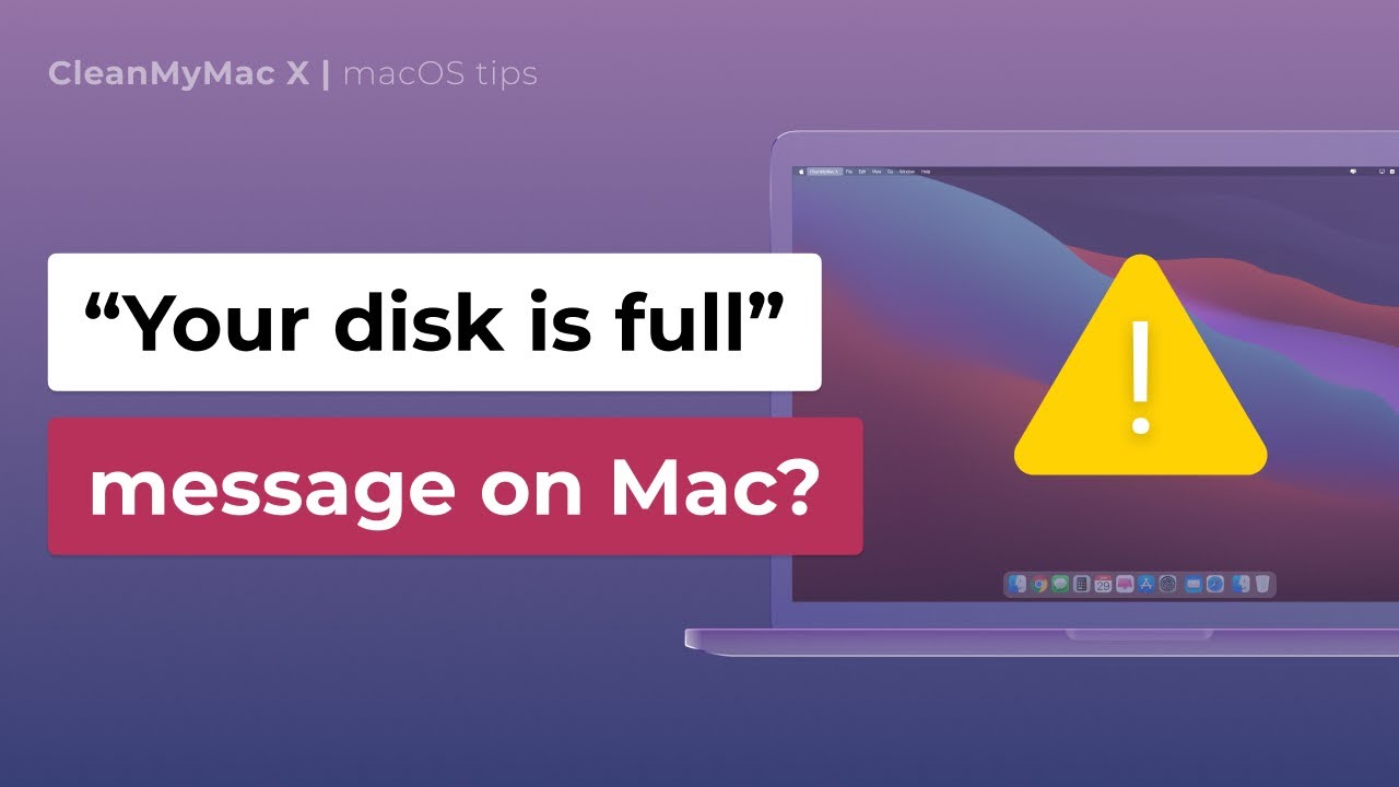 keeps saying startup disk ful just on text messages for mac